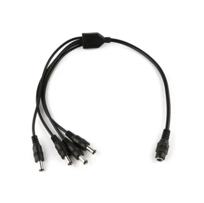 4 Pcs DC 1 Female to 4 Male Power Splitter Cable for CCTV Surveillance System - Image 1 of 4
