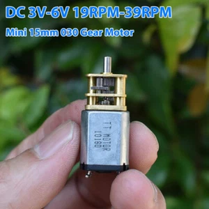 DC 3V-6V 5V Micro Mini 030 Full Metal Gearbox Gear Motor Speed Reduction Robot - Picture 1 of 5