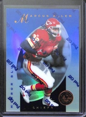 1997 Pinnacle Mirror Blue #38 Marcus Allen - Image 1 of 2