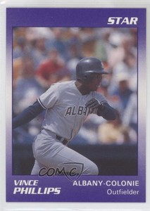 1990 Star Albany Colonie Yankees Vince Phillips #12