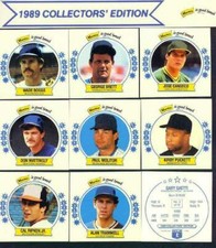 Julio Franco #11 1989 Master Bread 'square'