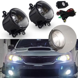 Clear Lens Fog Lights w/ Bulbs & Switch Harness Kit For 2015-2017 Subaru WRX - Picture 1 of 12