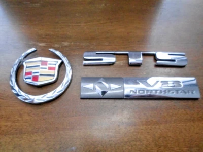 2005 2006 2007 2007 2009 2010 年凯迪拉克 STS V8 Northstar 后徽章套装 — 第 1/4 张图片