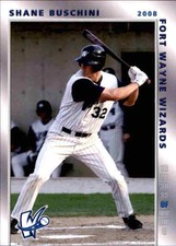 2008 Fort Wayne Wizards Grandstand 4 Shane Buschini San Ramon California CA Card
