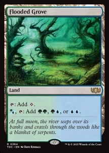 Flooded Grove - (Near Mint NM) MTG Magic - Tarkir: Dragonstorm (TDC) - Picture 1 of 1