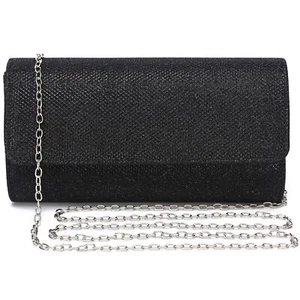 Outrip Women's Evening Bag Clutch Purse Glitter Party Wedding Handbag with Ch... - Picture 1 of 6