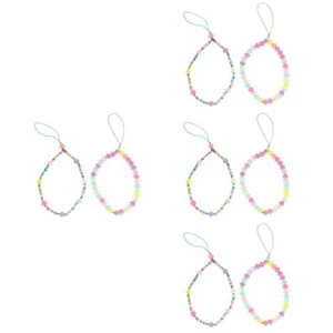 4 Count Colorful Phone Charms Strap Lanyard Anti Theft - Zdjęcie 1 z 12