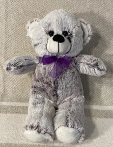 Peek A Boo Toys Plush Teddy Bear 9” Sitting Frosted Purple Stuffed Animal Toy - Picture 1 of 8