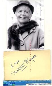 Patricia Hayes vintage signed page AFTAL#145