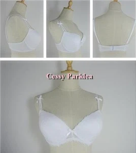 Euro"Fabulous by Peacocks" White Lace Slight Padded Wired Bras 36/80C 95C 14C AU - Bild 1 von 7