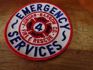 AUBURN BARROW COUNTY EMERGENCY SERVICE EMT FIRE RESCUE PATCH BX  12 #35 - Bild 1 von 2