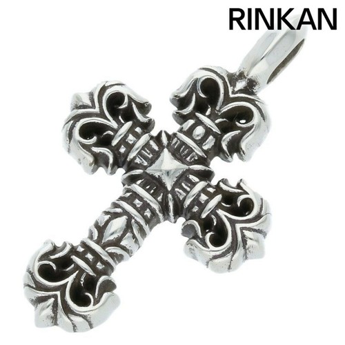 CHROME HEARTS Collana top uomo argento piccolo ciondolo cuori cromati filigrana usata b13beb9f5b54ea3