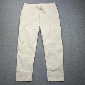 Lululemon Hose Herren 32 Khaki Gürtel Leicht Tapered Reise Freizeit Stretch - Bild 1 von 15