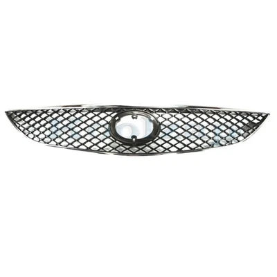 For 2005-2006 Camry Front Center Grills Chrome Shell, Black Insert Plastic Q - Изображение 1 из 4