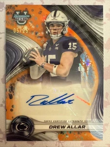 Bowman's Best U Drew Allar 2024 naranja automático 5/25 Penn State - Imagen 1 de 2