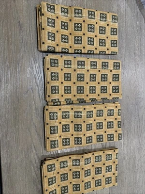 Servilletas West Elm Pierce and Ward roble dorado rejilla floral S/4 Foto 1 de 2