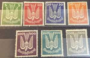 Deutschland 1924 Luftpost Mi 344-350, Sc C20-26 postfrisch hoher Lebenslauf - Bild 1 von 8