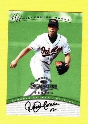 1997 ROBERTO ALOMAR  Donruss Signature Series Millennium Marks /1000 - Image 1 of 2