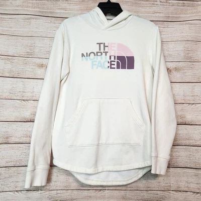 The North Face Half Dome Sweatshirt Hoodie Pullover Size L Ivory Pink Women’s - Image 1 of 4