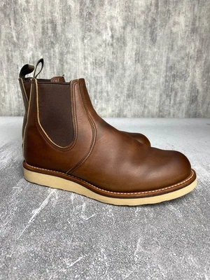 Red Wing Heritage Clásico Chelsea Ámbar Arnés Cuero Marrón Bota 2NDS D 3190 Foto 1 de 4