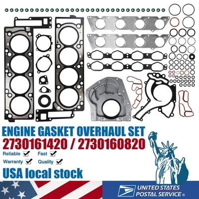 For 2007-11 Mercedes-Benz S550 5.5L Engine Overhaul Rebuilding Gasket Seals Kit - Image 1 of 4