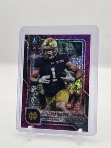 Jaden Greathouse 2025 Bowman Chrome U Fuchsia Mini-Diamond Refractor /225 #63 - Picture 1 of 2