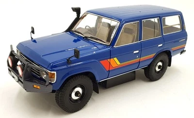 Kyosho escala 1/18 diecast 08956XBL - Toyota Land Cruiser 60 - azul Foto 1 de 4