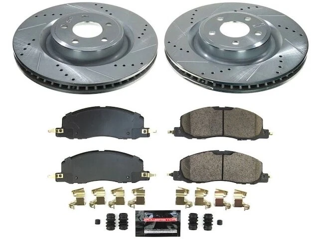 Front Brake Pad and Rotor Kit For 20-25 Ford Lincoln Explorer Aviator GAS PY44V1 Foto 1 de 1