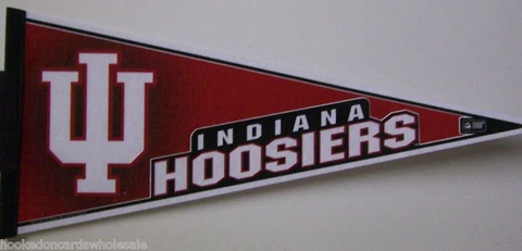 Indiana Hoosiers Ncaa Full Size 12 x 30" New Pennant Cover