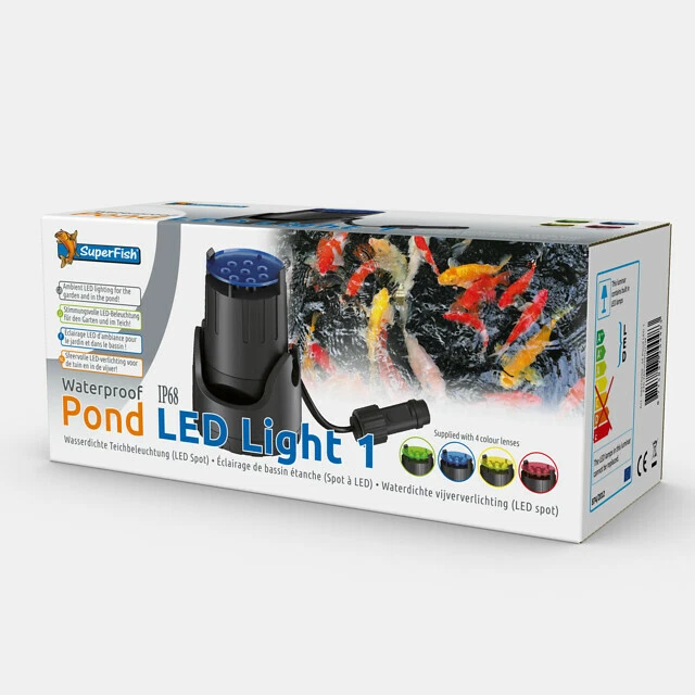 SuperFish LED Garten & Unterwasser Teichbeleuchtung 4 Farben - Bild 1 von 1