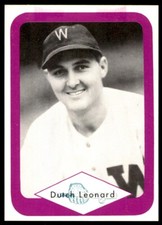 1975 SHERATON GREAT PLAINS GREATS - #28 DUTCH LEONARD WASHINGTON SENATORS