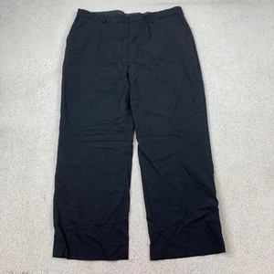 Claiborne Straight Leg Dress Pants Men's 40x30 Black Flat Front - Picture 1 of 7