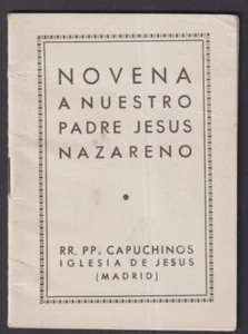 Librito antique de Jesus Nazareno Religion Catolica book antiguo - Picture 1 of 1