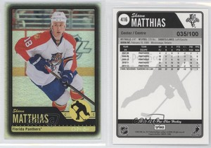 2012-13 O-Pee-Chee Black Rainbow Foil /100 Shawn Matthias #416