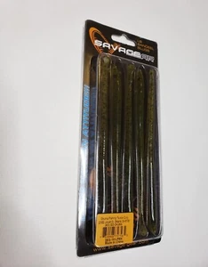 Savage Sandeel Slugs 6 Piece Bug Okuma Fishing Tackle Corp SES-165-PMK - Picture 1 of 3