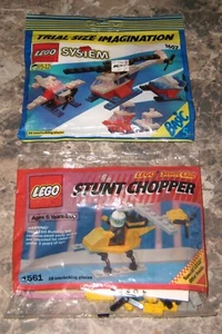 Vintage LEGO 1561 Stunt Chopper & 1607 Basic System Imagination lot NEW - Picture 1 of 1