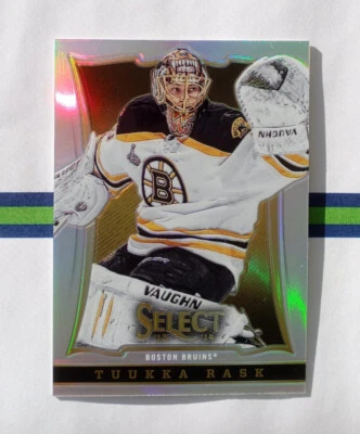 2013-14 Panini Select Tuukka Rask Silver Prizm #25 Boston Bruins - Image 1 of 2