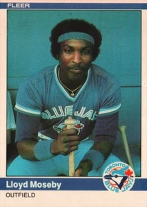 1984 Fleer Baseball #164 - Lloyd Moseby - Toronto Blue Jays 84-701 - Picture 1 of 2