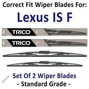 Paquete de 2 limpiaparabrisas estándar - apto para Lexus IS F ISF 2008-2014 - 30221/200 - Imagen 1 de 1
