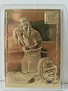 Tarjetas de tarjeta de oro de 22 kt #9 de AL Snow WWE Wrestling Danbury como nuevas - Imagen 1 de 3