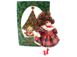 Christmas Greeting Card MARIE OSMOND DOLL 5 ½” Knickerbocker Ltd Ed in Box 1993