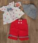 Vitamins Baby Picture Perfect 3-Piece Set w/Top, Pants & Hat Polka Dots!!