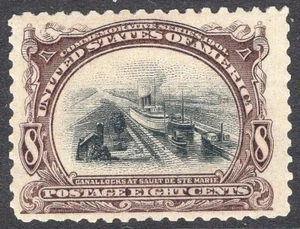 #298 F-VF MNH OG-8¢ Pan-American Series BEAUTY!! (REM #298-4) - Picture 1 of 2