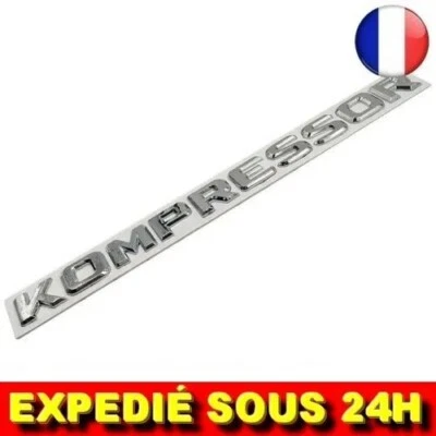 ✅ 3D LOGO KOMPRESSOR Emblème Autocollant Mercedes Benz SLK CLK SL CLS ML GL Auto