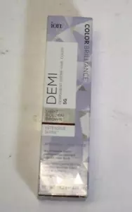 iON Color Brilliance Demi Permanent Creme Hair Color 2.05oz Light Golden Brown - Picture 1 of 7