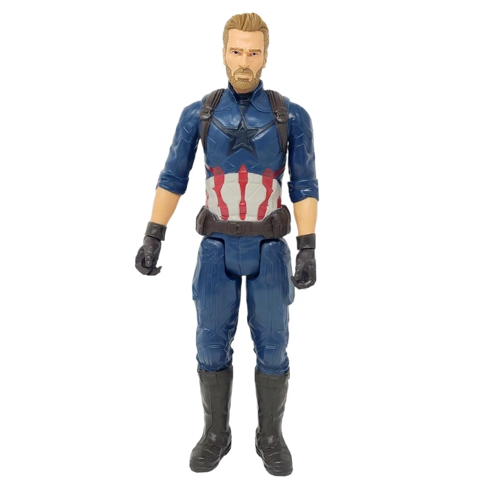 Figura Marvel Avengers Infinity War Titan Capitán América Hero Series 12" 2017 Foto 1 de 3