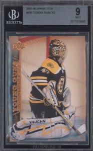 🏒 2007 Upper Deck Young Guns Tuukka Rask #456 BGS 9 Mint Bruin NHL HOF 08 Rc UD
