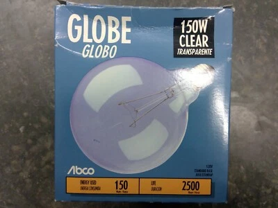 Abco 03104 150W 120V G40 Globe Light, Clear **Free Shipping** - Image 1 of 3