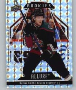 2022-23 Upper Deck Allure White Diamond #128 Nathan Smith RC Rookie