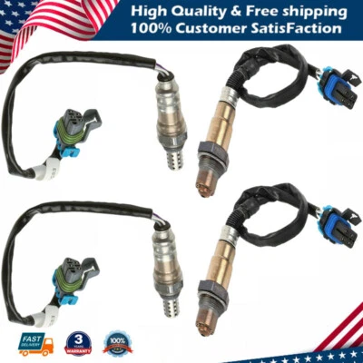 4 件套氧气传感器适用于雪佛兰科迈罗 3.6L V6 2010-15 上游+下游 — 第 1/4 张图片